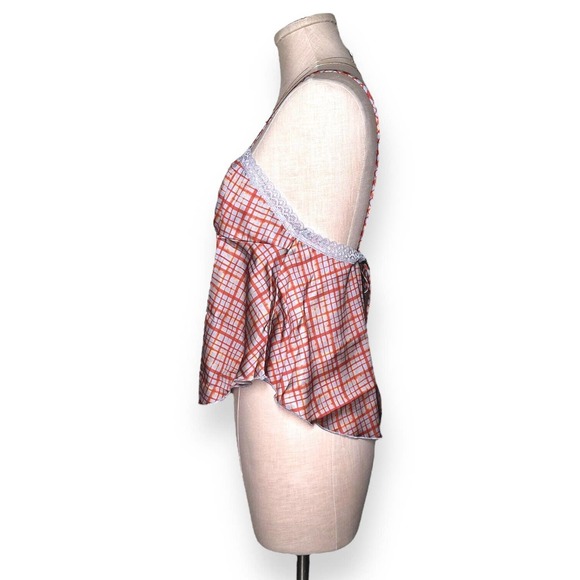 Free People Pink Plaid Camisole - Picture 3 of 10